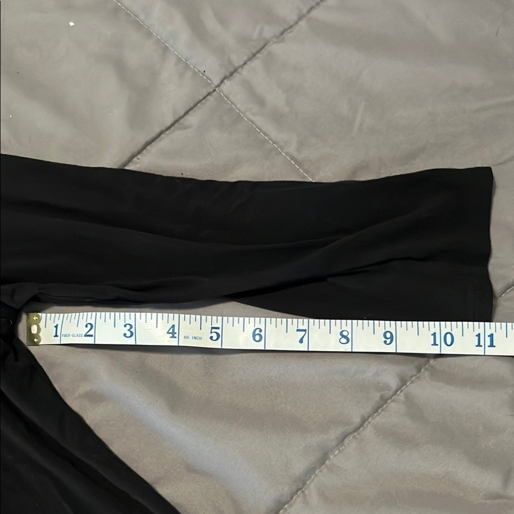 Stylish Black Top with Buckle Detail - Picture 7 of 7